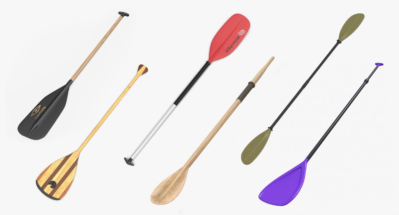 3D model Paddles Collection 4