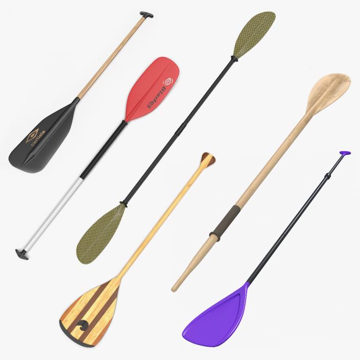 3D model Paddles Collection 4