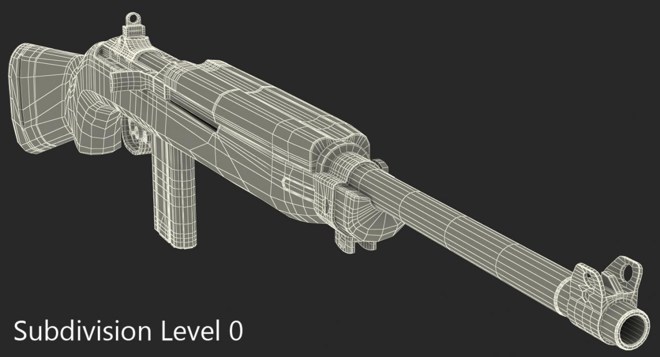 American M1 Carbine 3D model