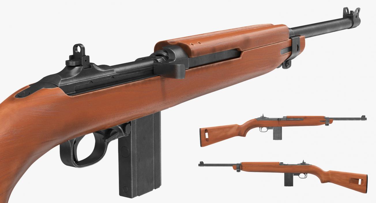 American M1 Carbine 3D model