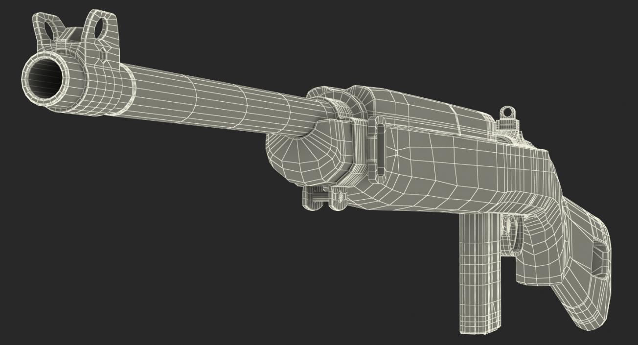 American M1 Carbine 3D model