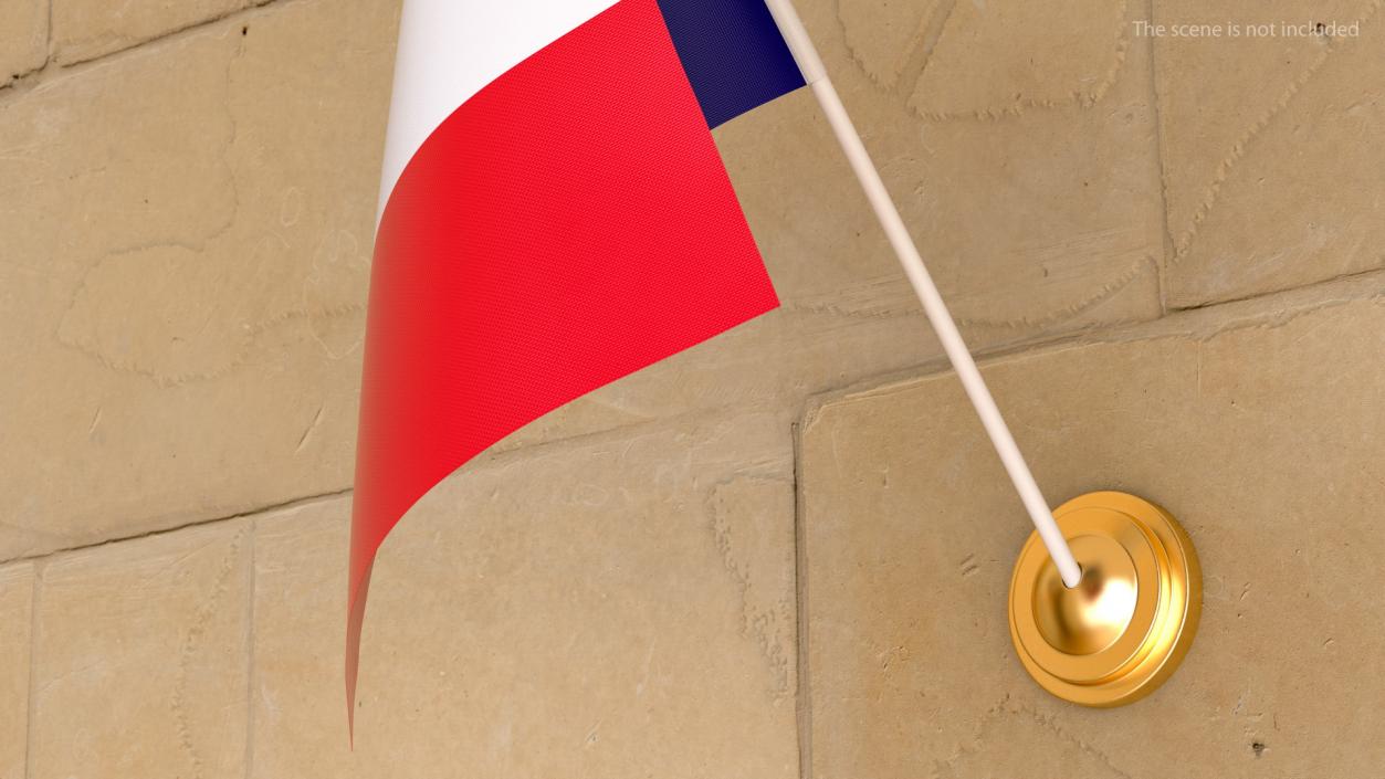 3D Wall Flag France