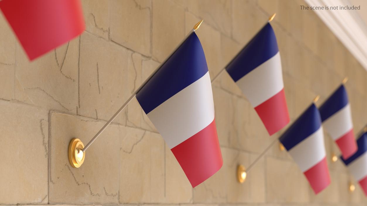 3D Wall Flag France