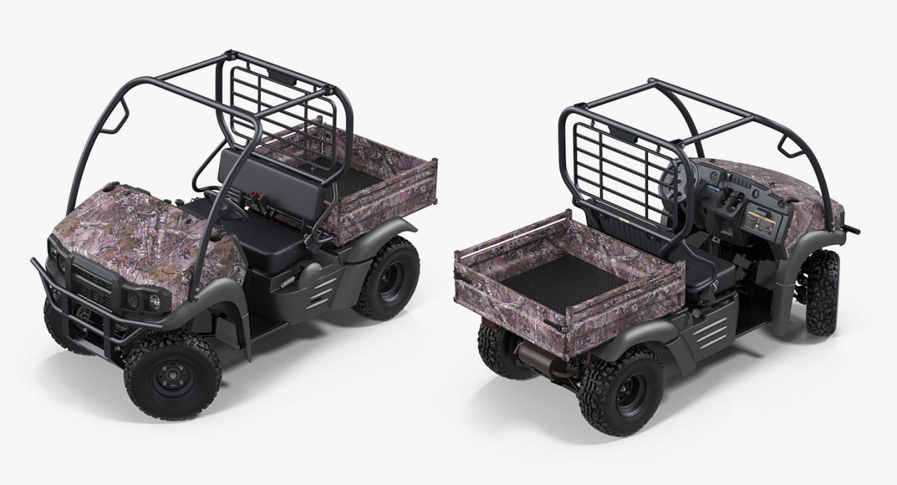 3D Utility Vehicle 4x4 Camo Rigged