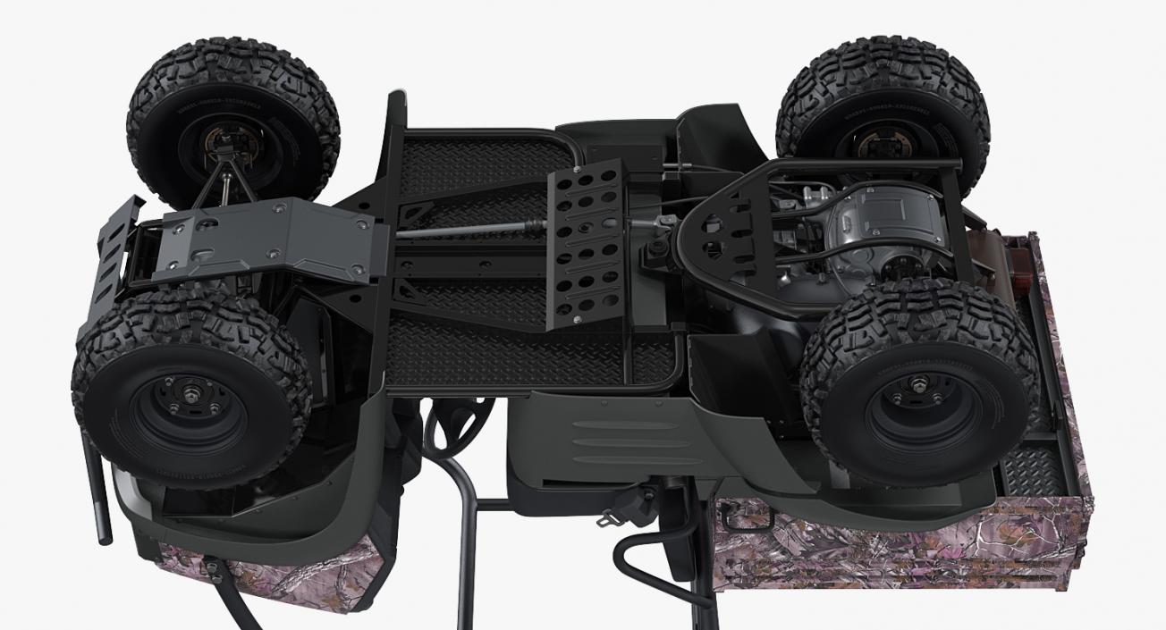 3D Utility Vehicle 4x4 Camo Rigged