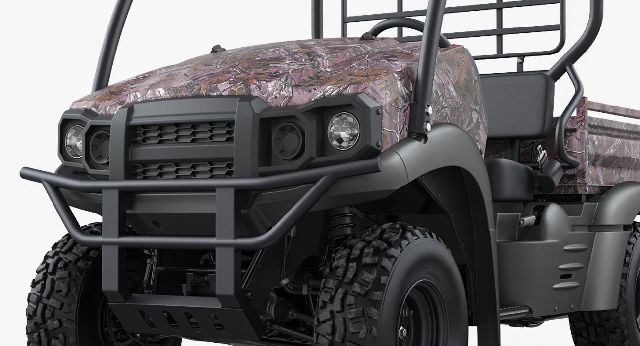 3D Utility Vehicle 4x4 Camo Rigged