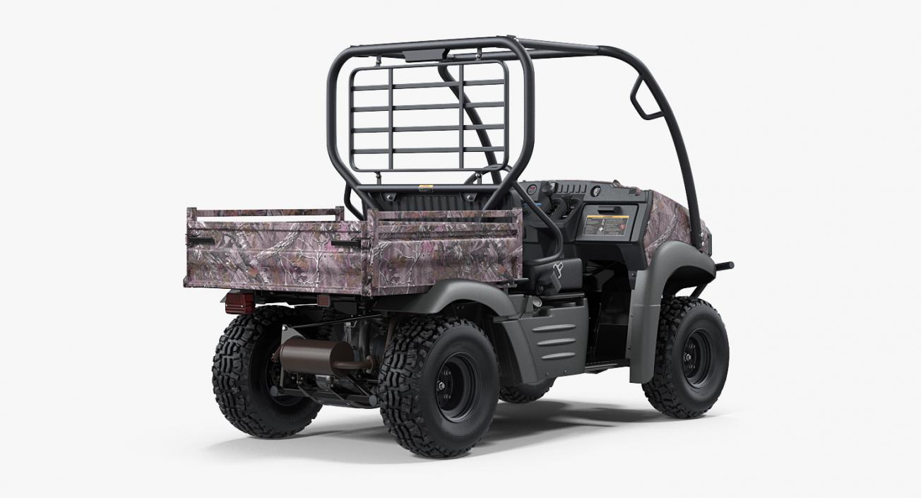 3D Utility Vehicle 4x4 Camo Rigged