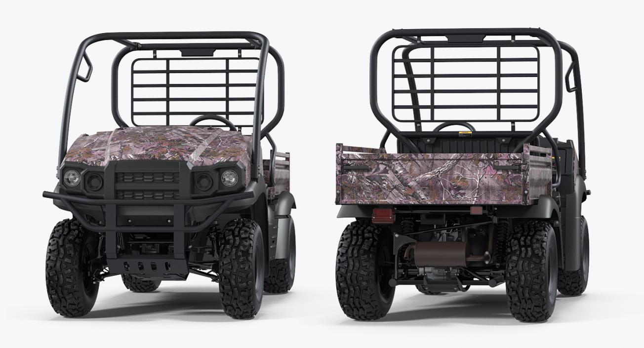 3D Utility Vehicle 4x4 Camo Rigged