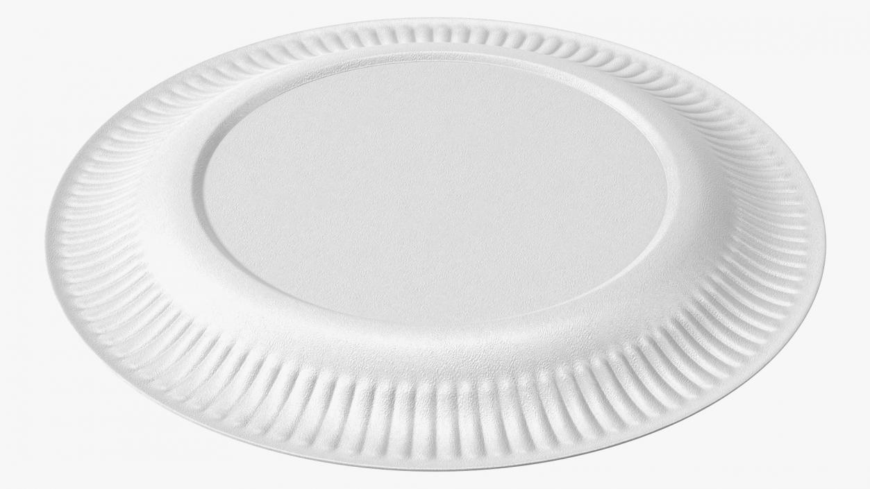 3D model Styrofoam Plate