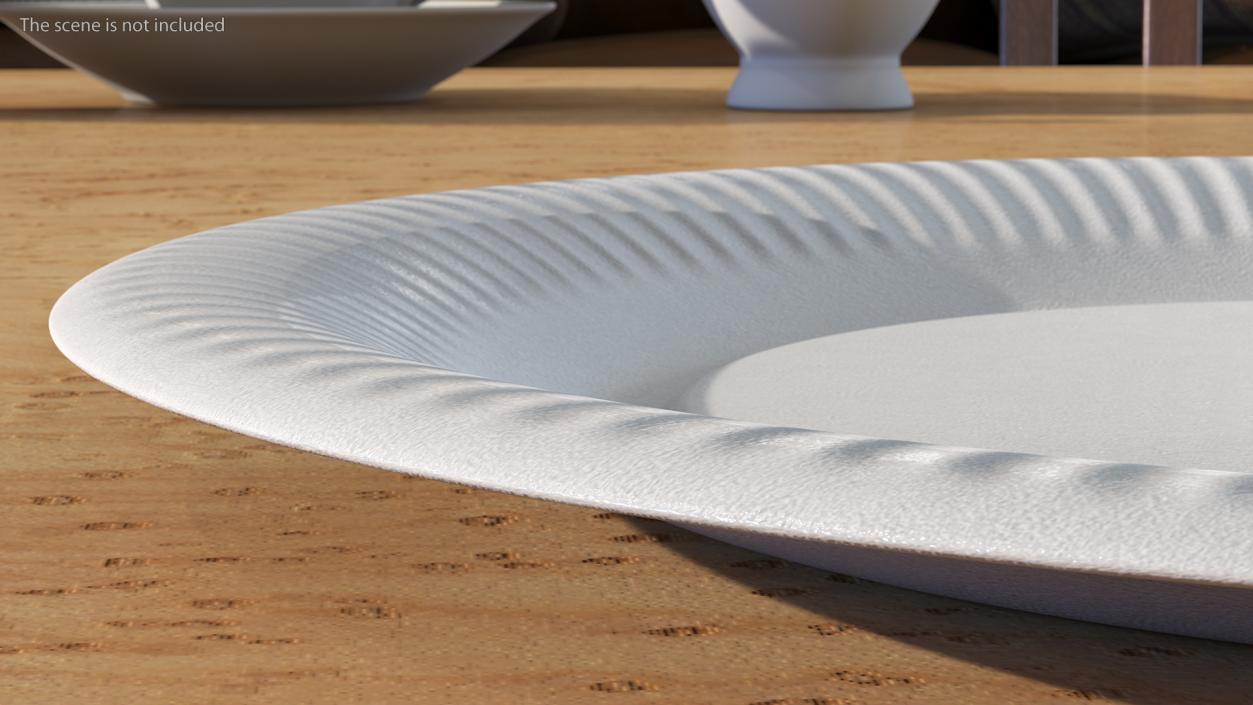 3D model Styrofoam Plate