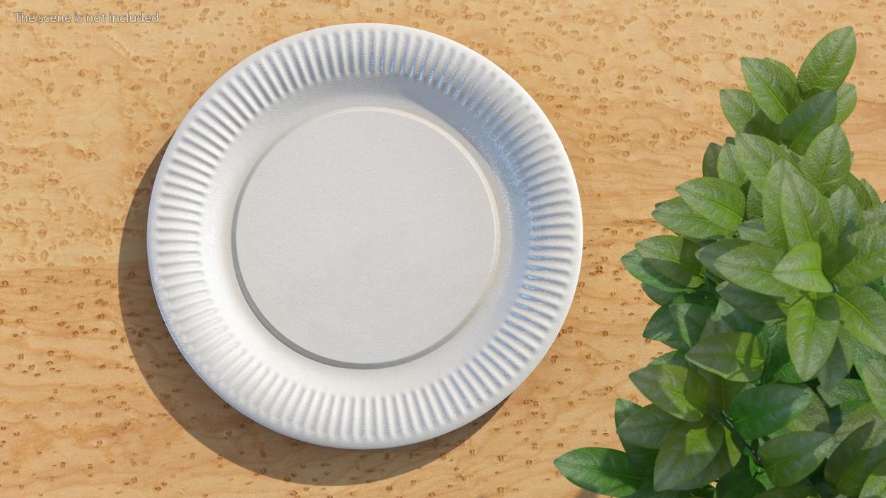 3D model Styrofoam Plate