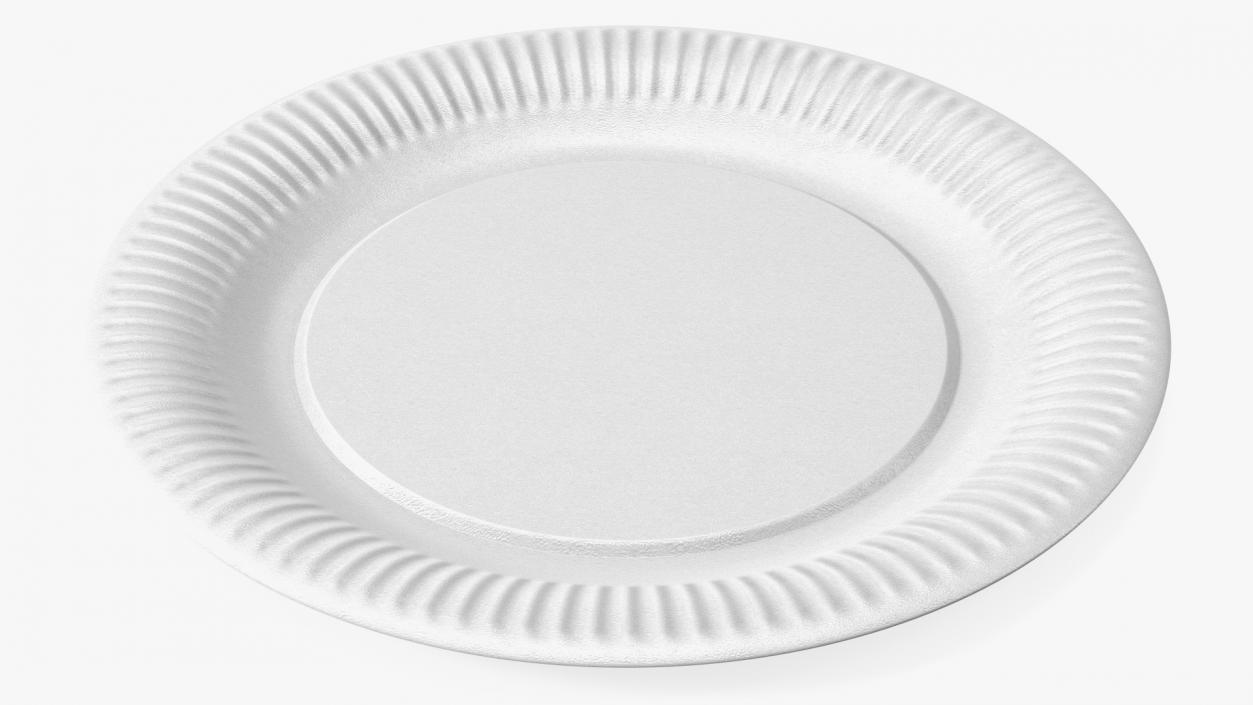 3D model Styrofoam Plate