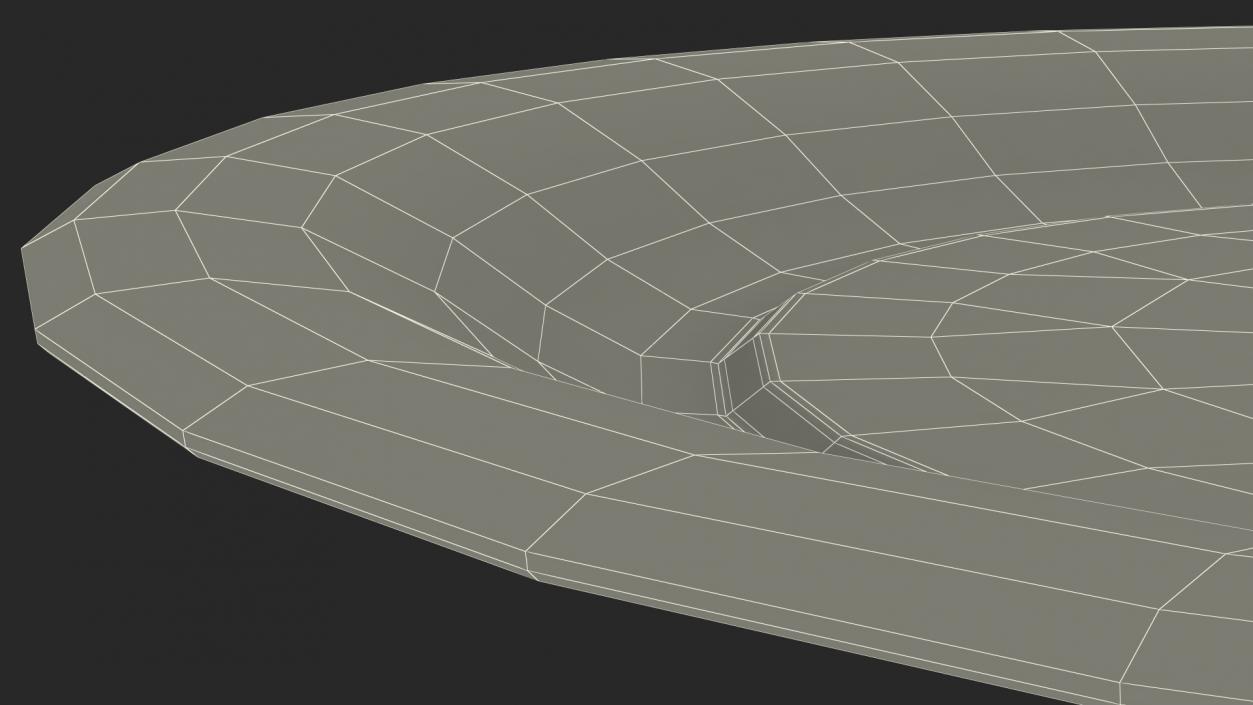 3D model Styrofoam Plate