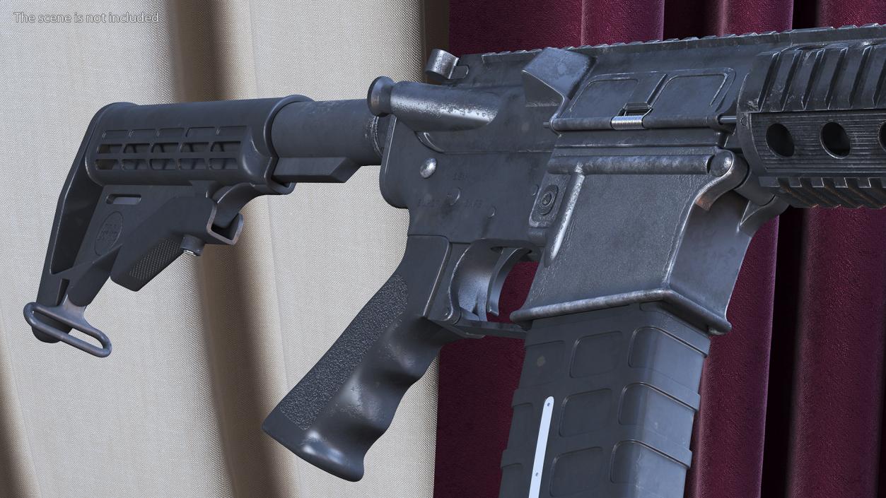 3D model AR-15 Tactical Rifle