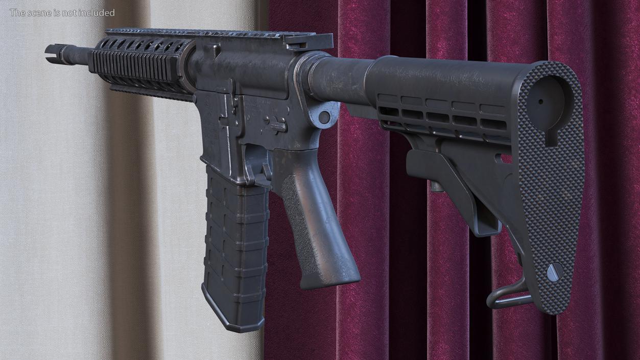 3D model AR-15 Tactical Rifle