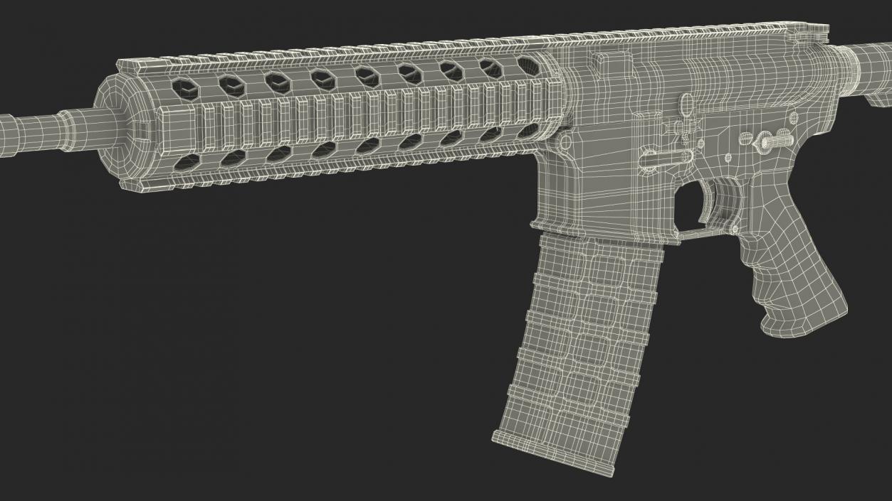 3D model AR-15 Tactical Rifle