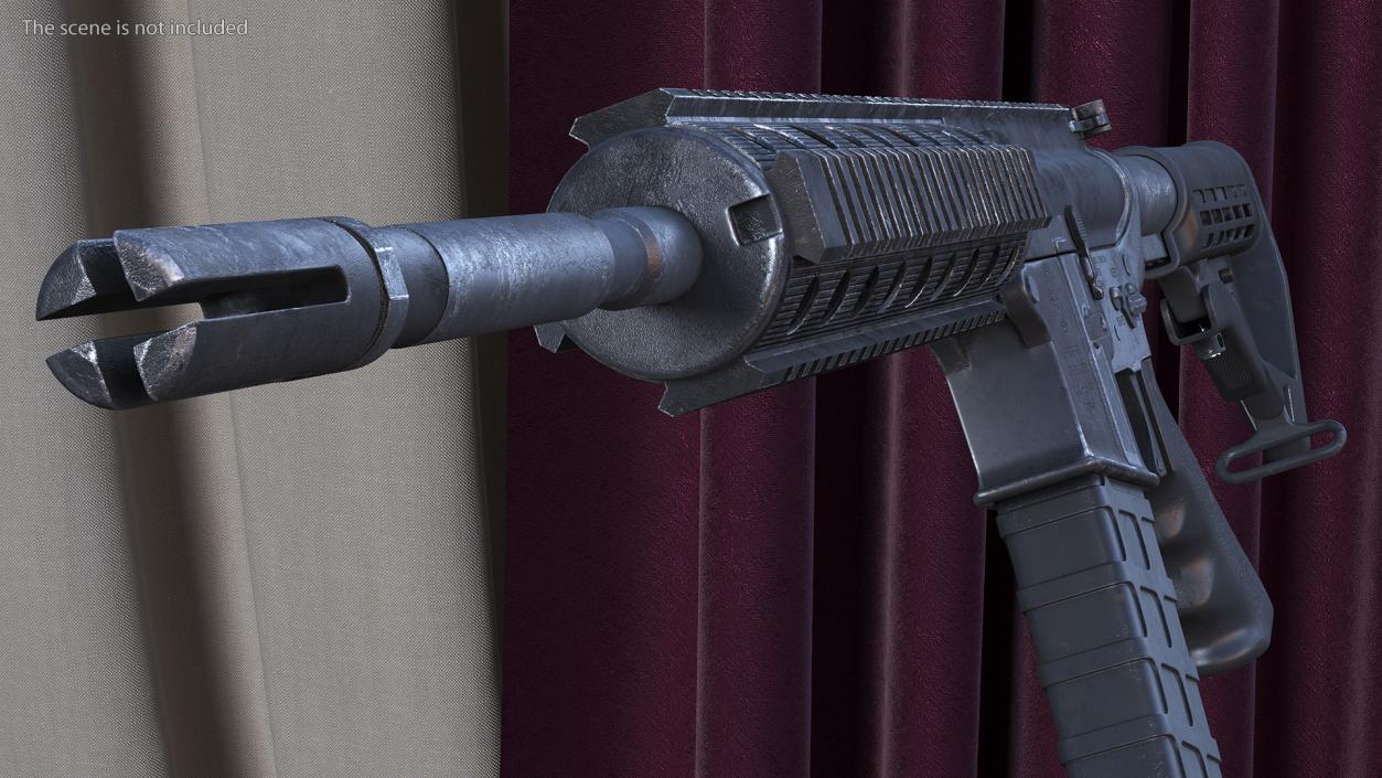 3D model AR-15 Tactical Rifle