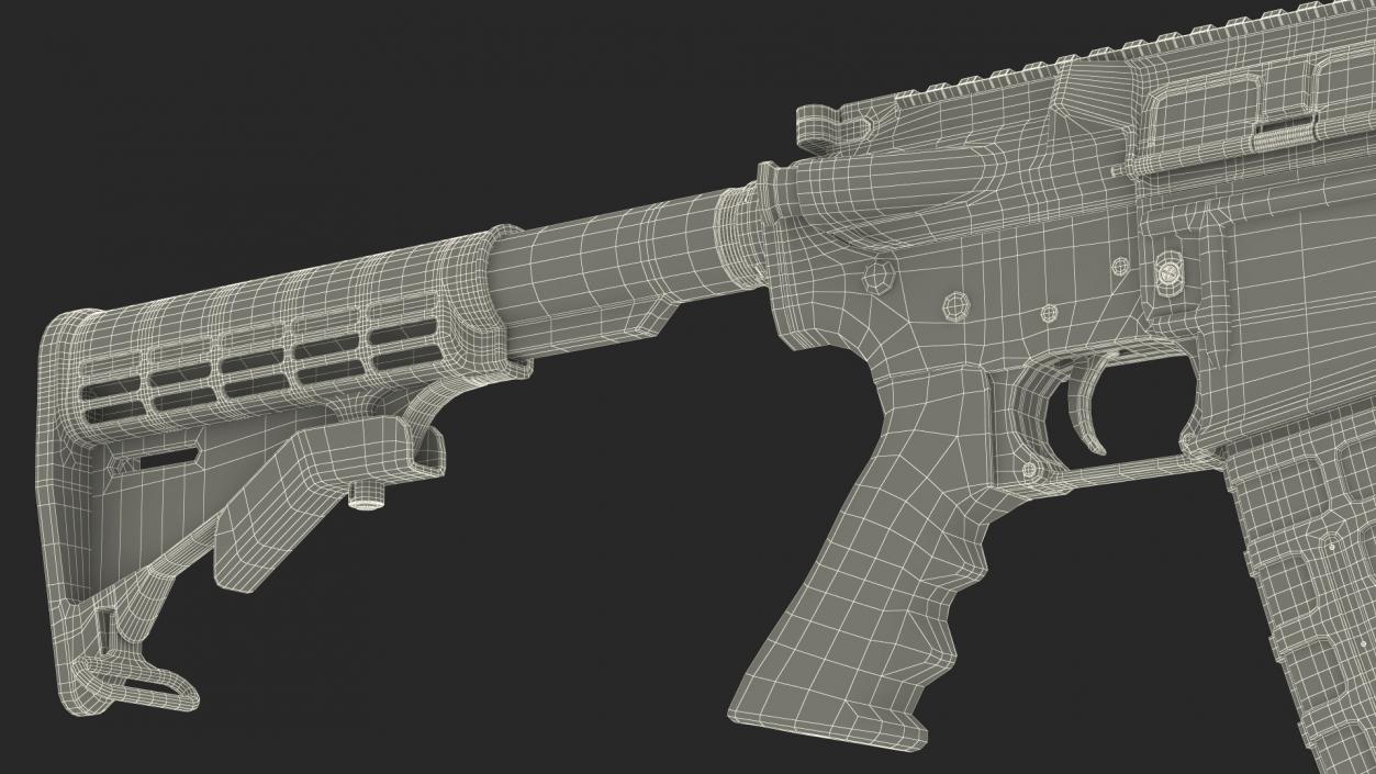 3D model AR-15 Tactical Rifle