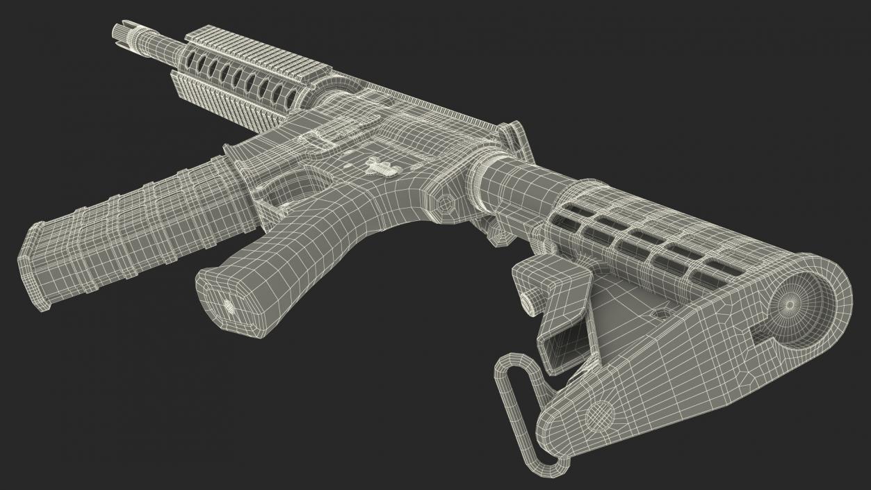 3D model AR-15 Tactical Rifle