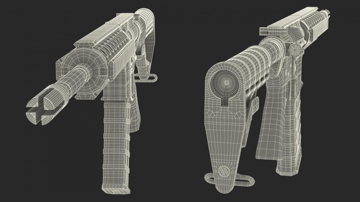 3D model AR-15 Tactical Rifle