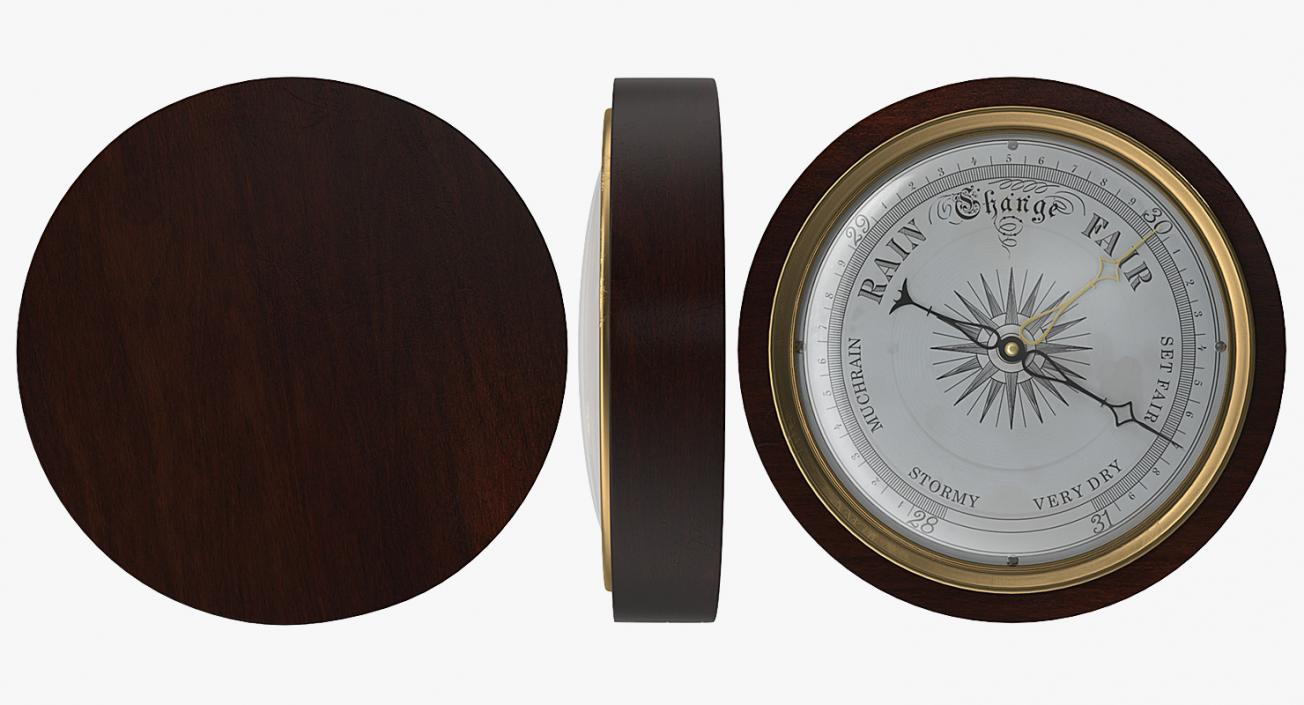 Antique Barometer 3D