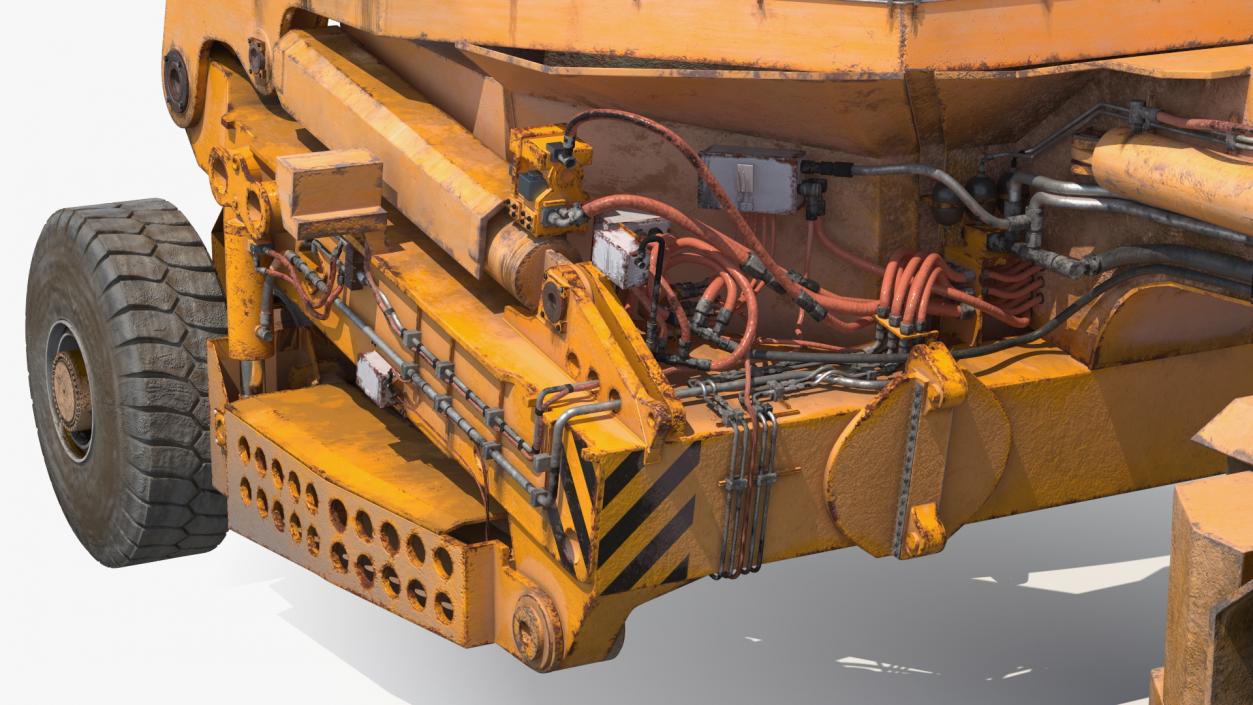 3D model Slag Pot Transporter Used