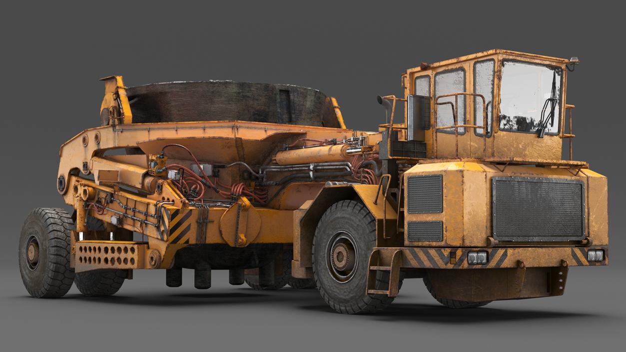 3D model Slag Pot Transporter Used