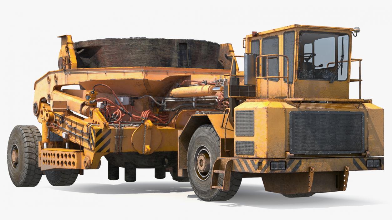 3D model Slag Pot Transporter Used