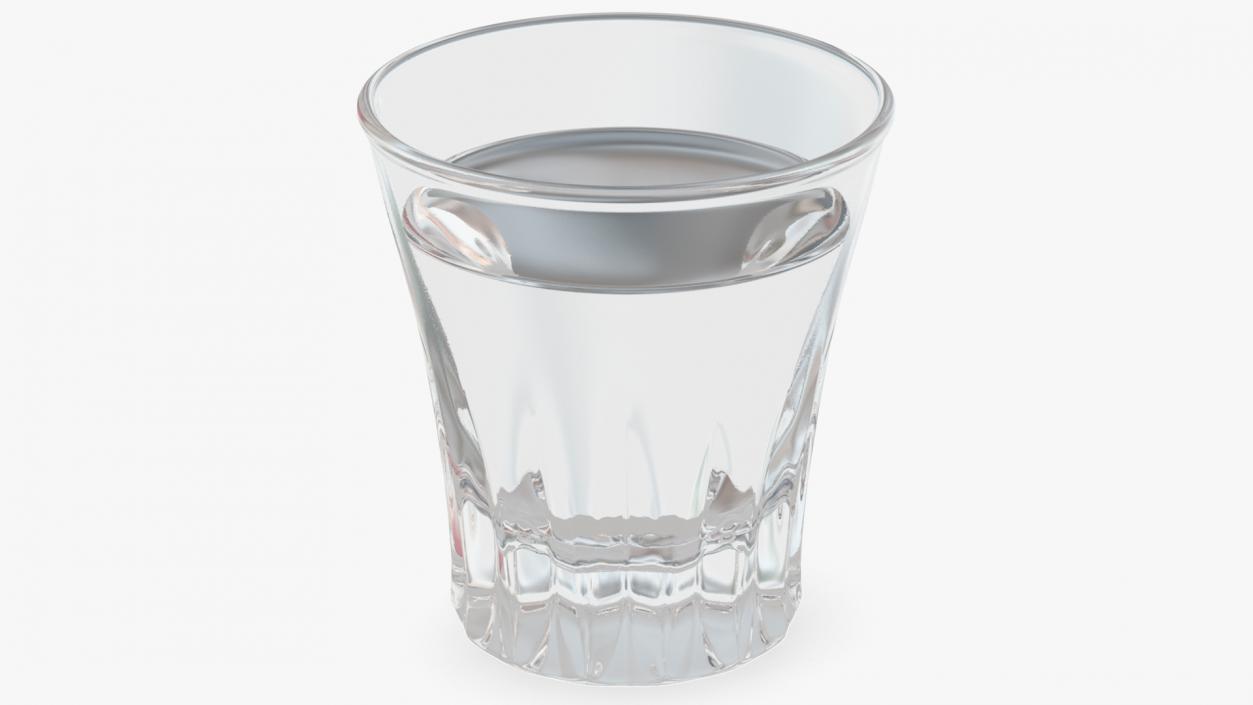 3D model Vodka with Faceted Glass Collection