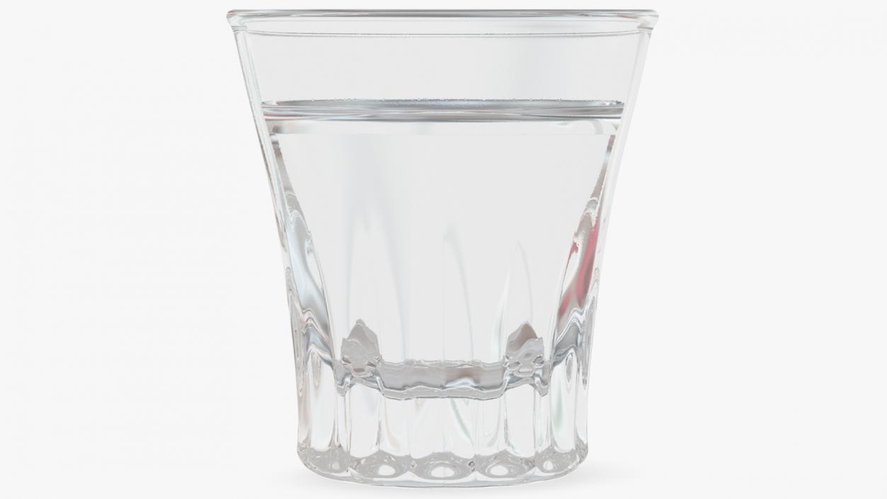 3D model Vodka with Faceted Glass Collection