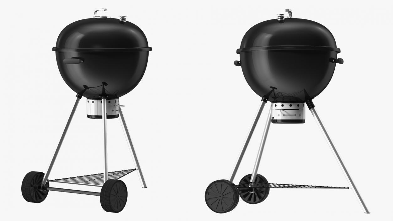 3D Kettle Charcoal Grill