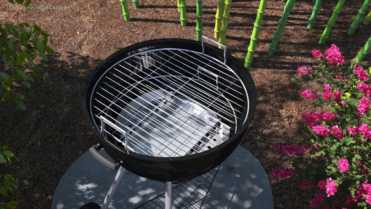 3D Kettle Charcoal Grill