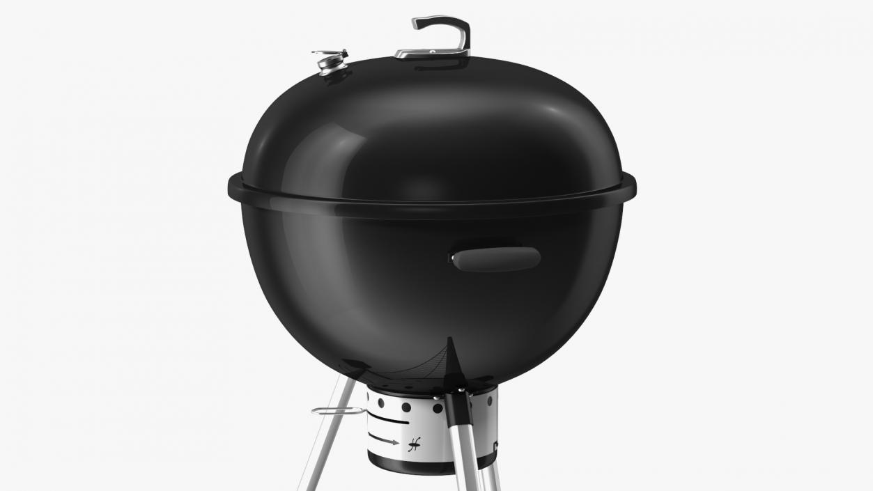 3D Kettle Charcoal Grill