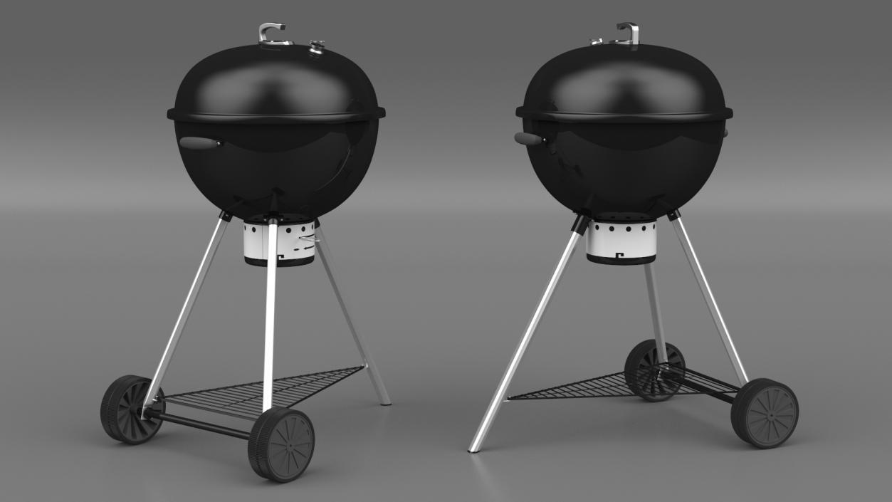 3D Kettle Charcoal Grill