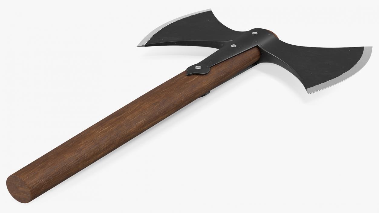 3D Throwing Double Bladed Axe