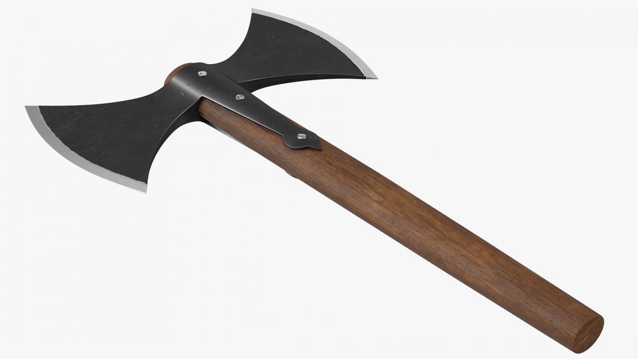 3D Throwing Double Bladed Axe