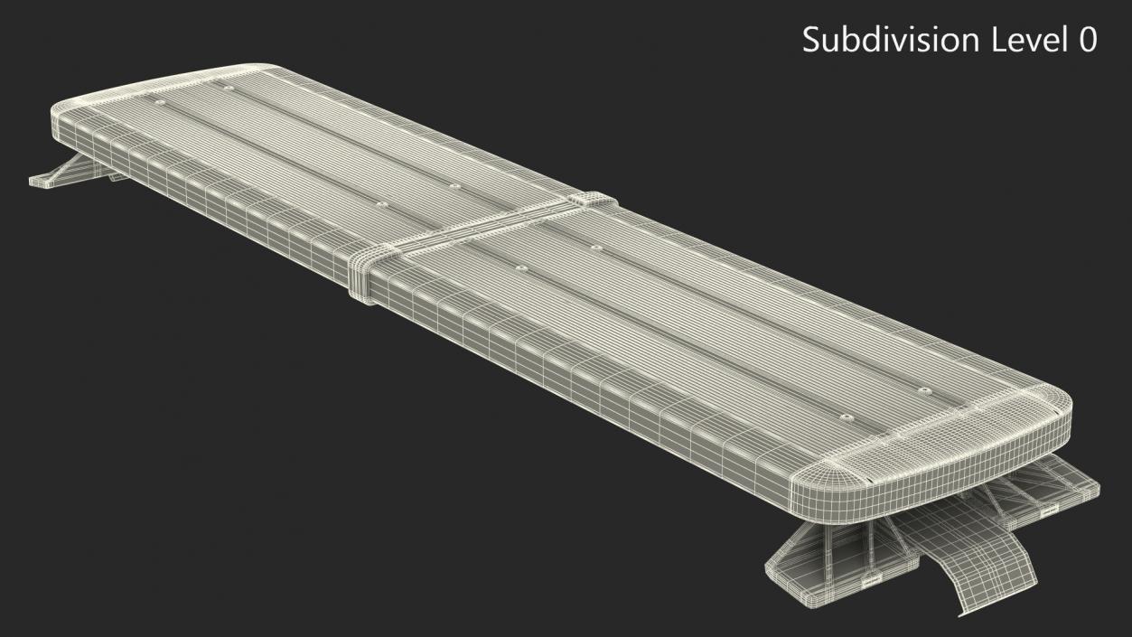 3D Led Light Bar model