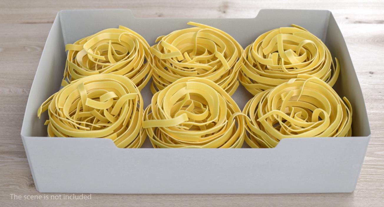 3D model Pasta Nests 3D Models Set