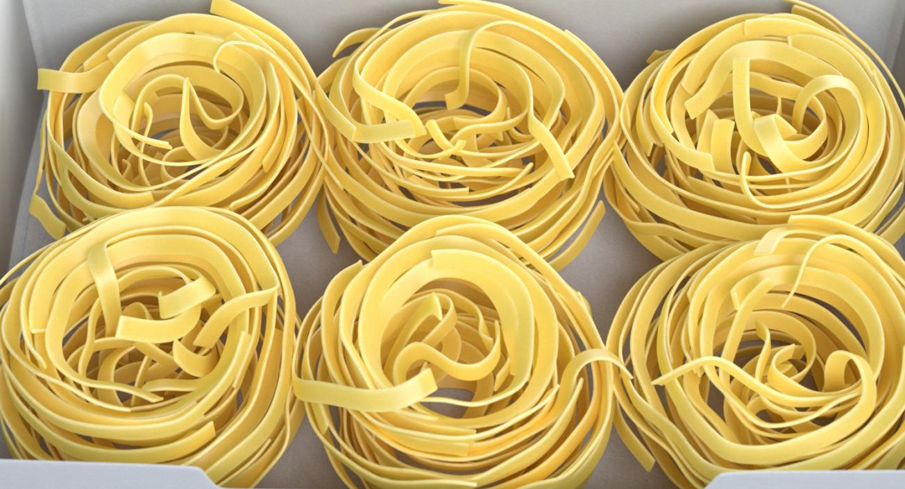 3D model Pasta Nests 3D Models Set