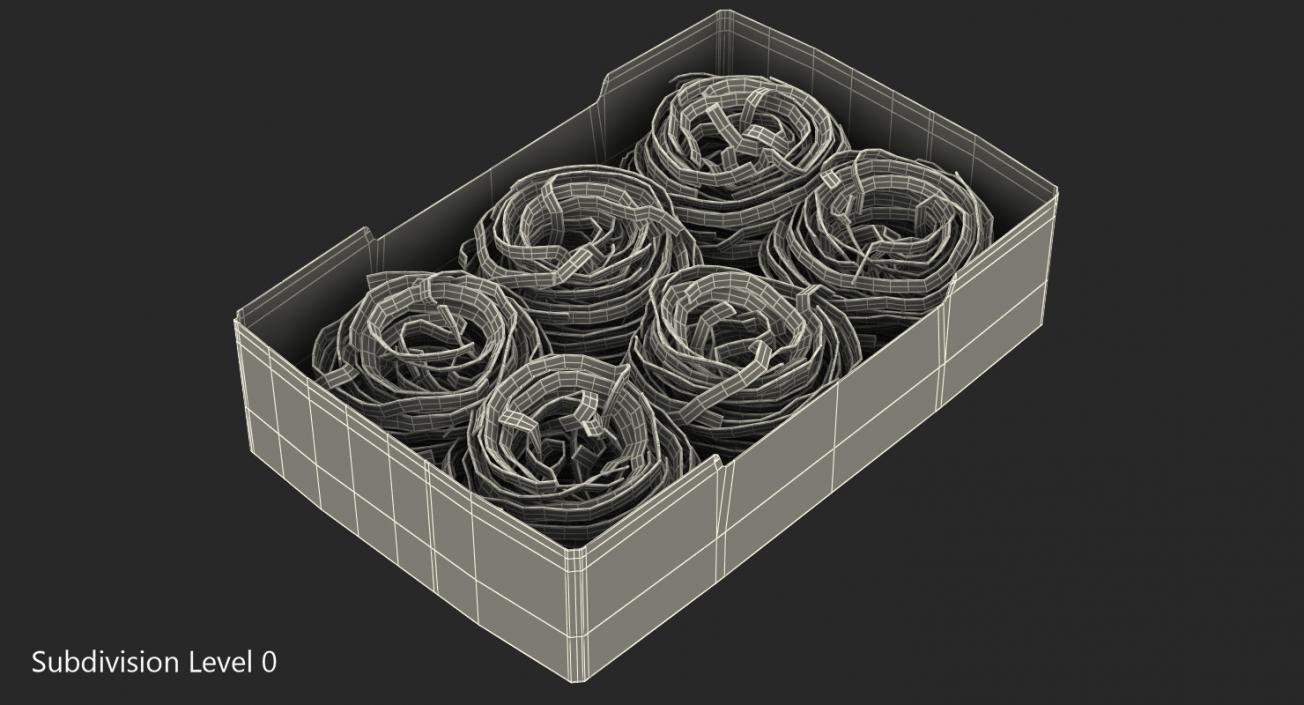 3D model Pasta Nests 3D Models Set