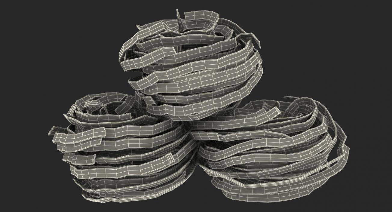 3D model Pasta Nests 3D Models Set