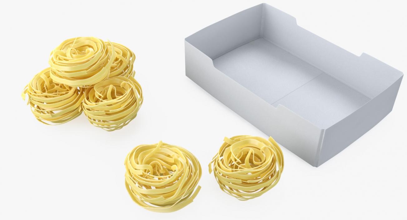 3D model Pasta Nests 3D Models Set