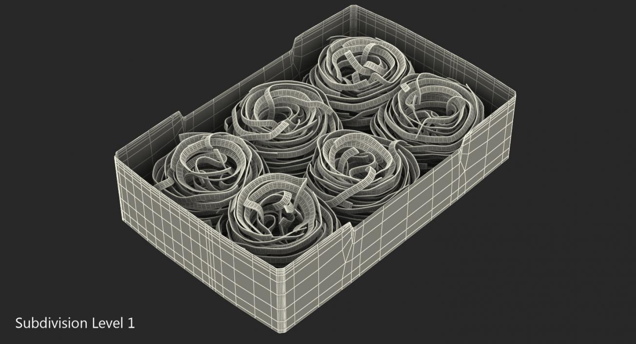 3D model Pasta Nests 3D Models Set