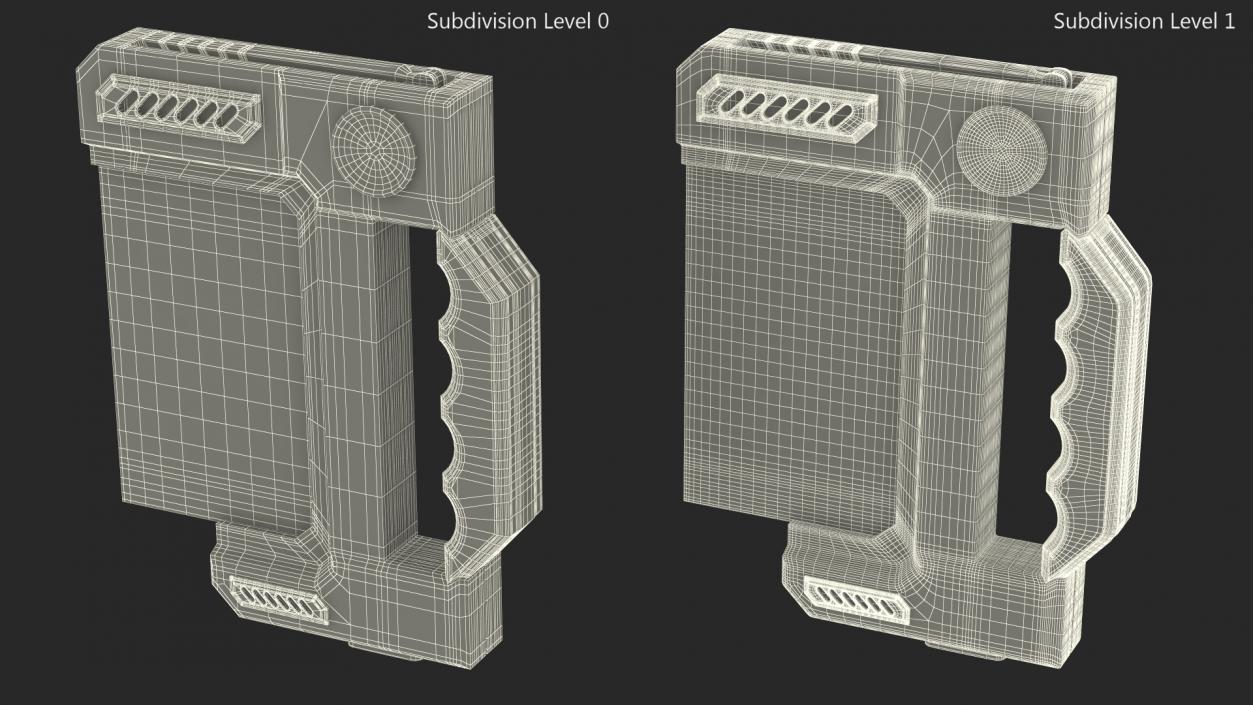 3D Old Sci-Fi Phone