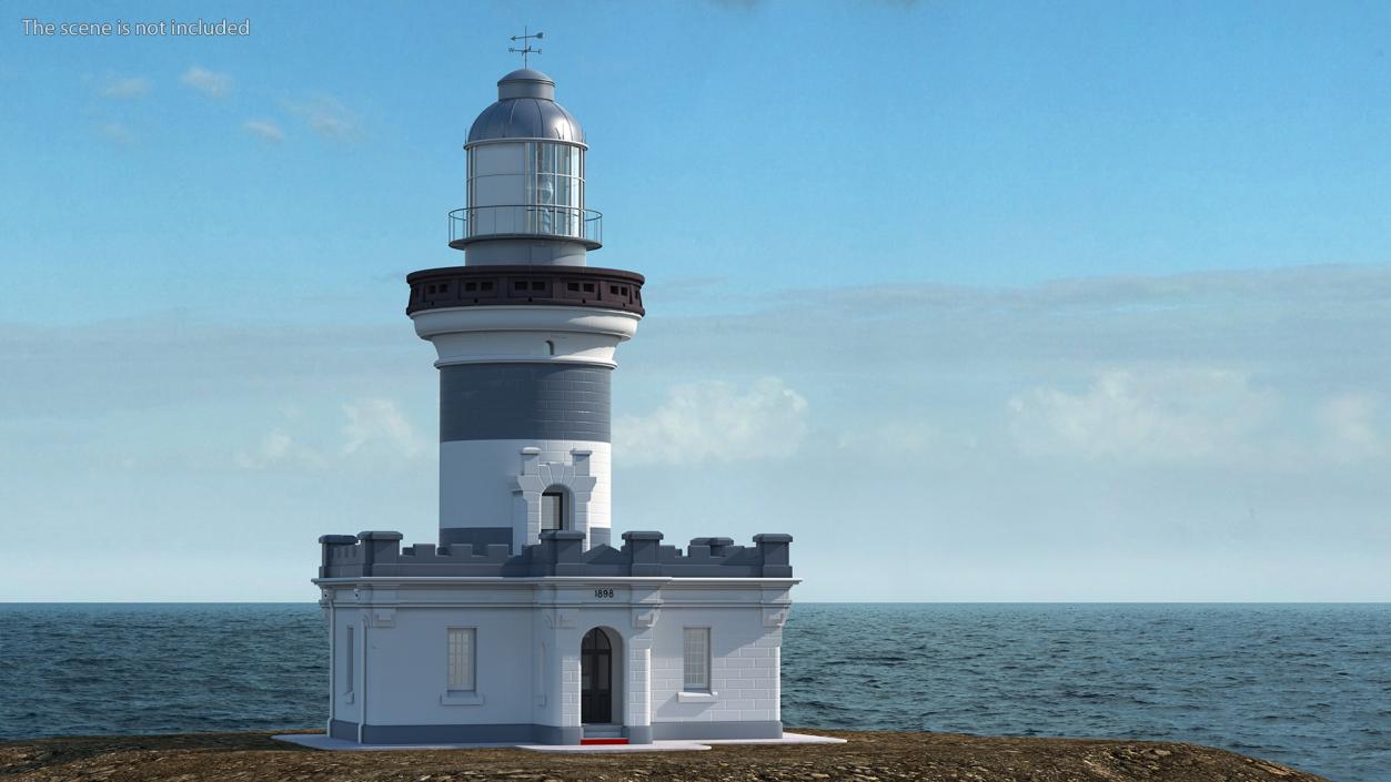 3D Vintage Lighthouse model