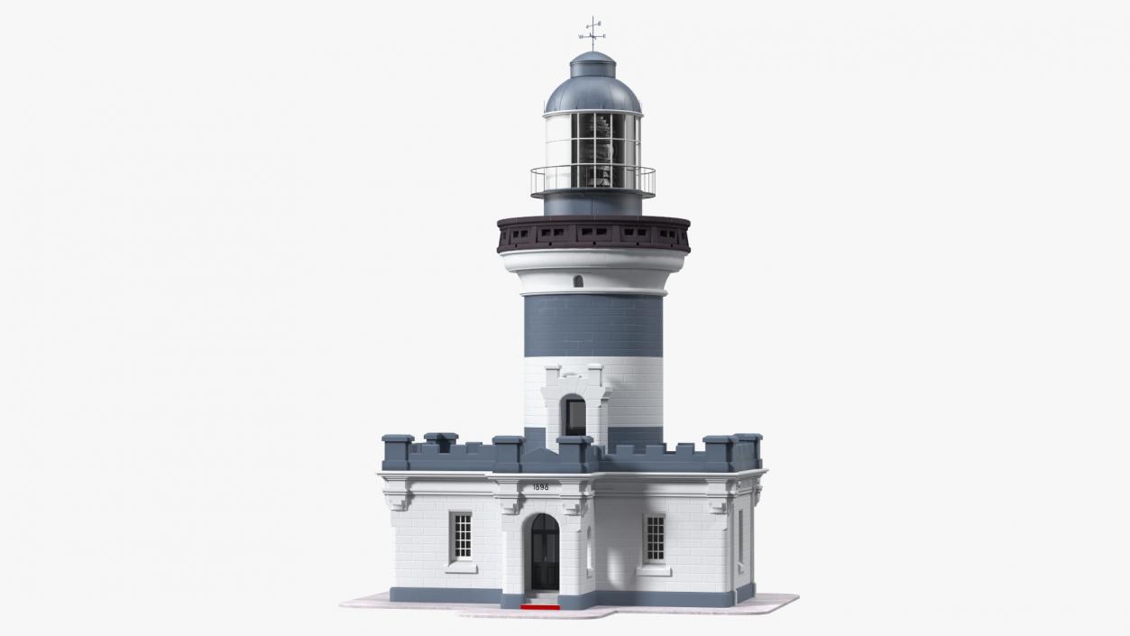 3D Vintage Lighthouse model