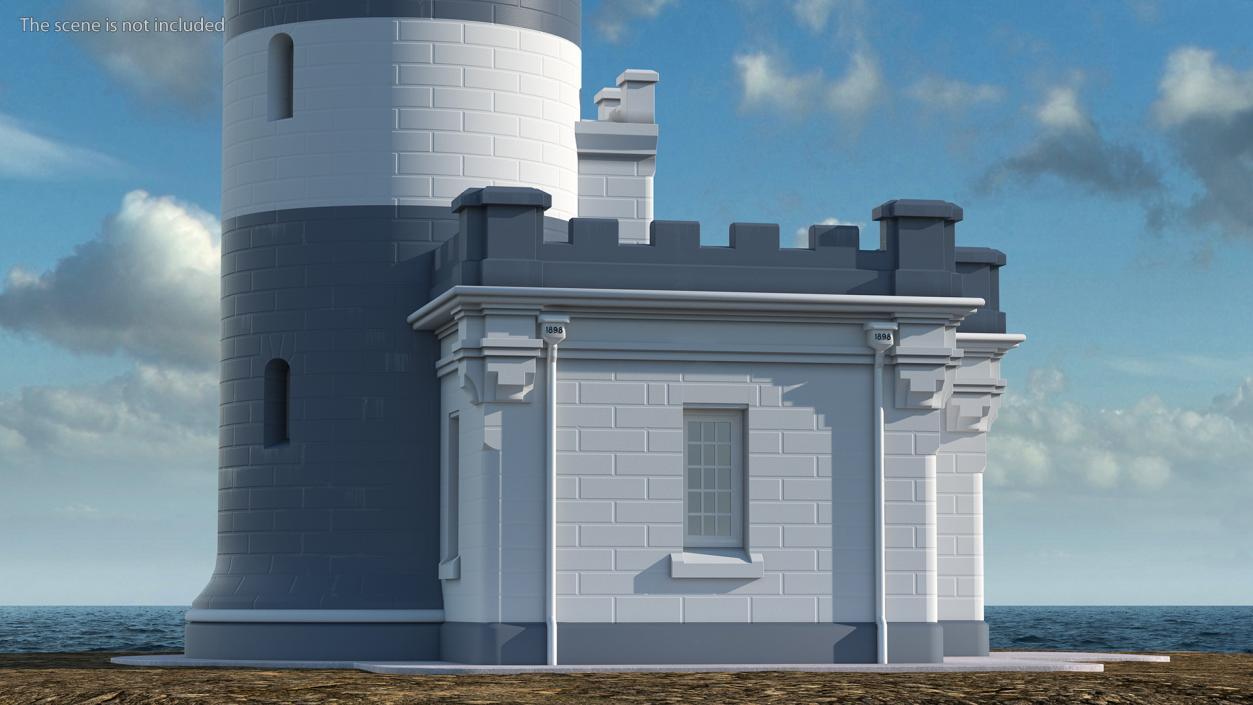 3D Vintage Lighthouse model