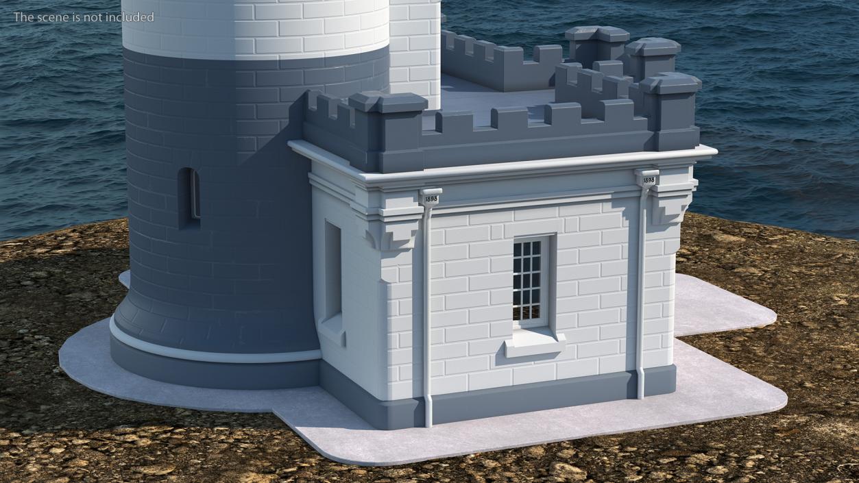 3D Vintage Lighthouse model