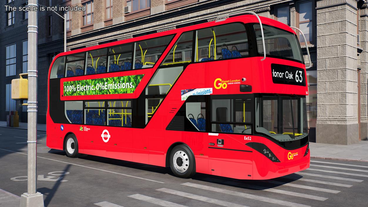 Alexander Dennis BYD 500 Electric Bus 3D