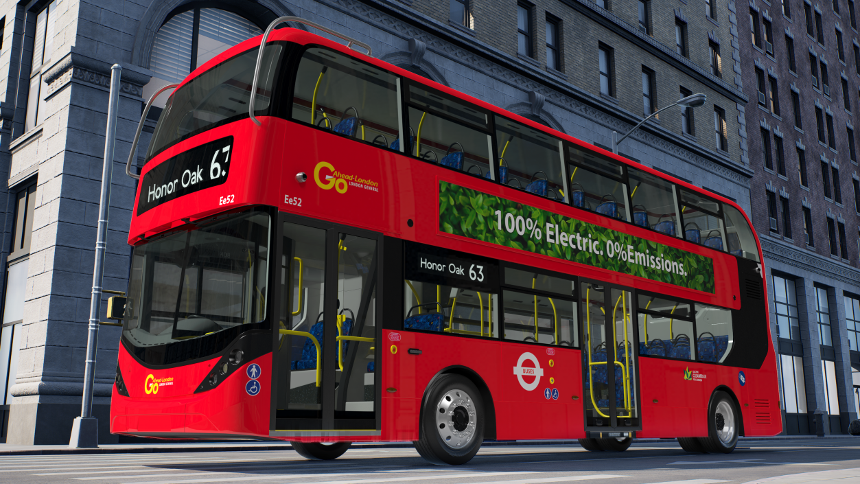 Alexander Dennis BYD 500 Electric Bus 3D